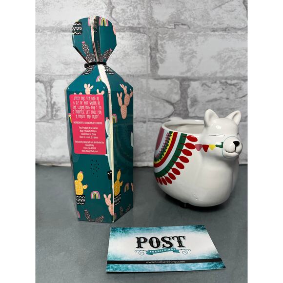 Thoughtfully Gourmet Llama Mug W/ Chamomile Tea - Picture 3 of 4